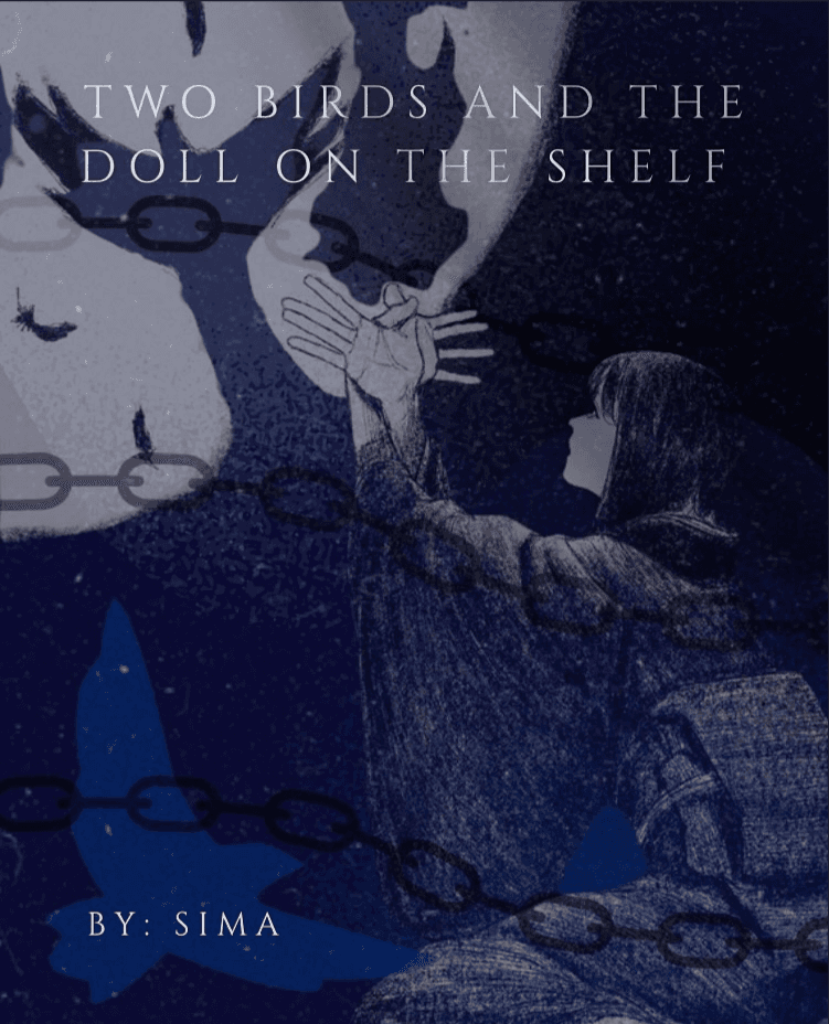 Two Birds And The Doll On The Shelf
